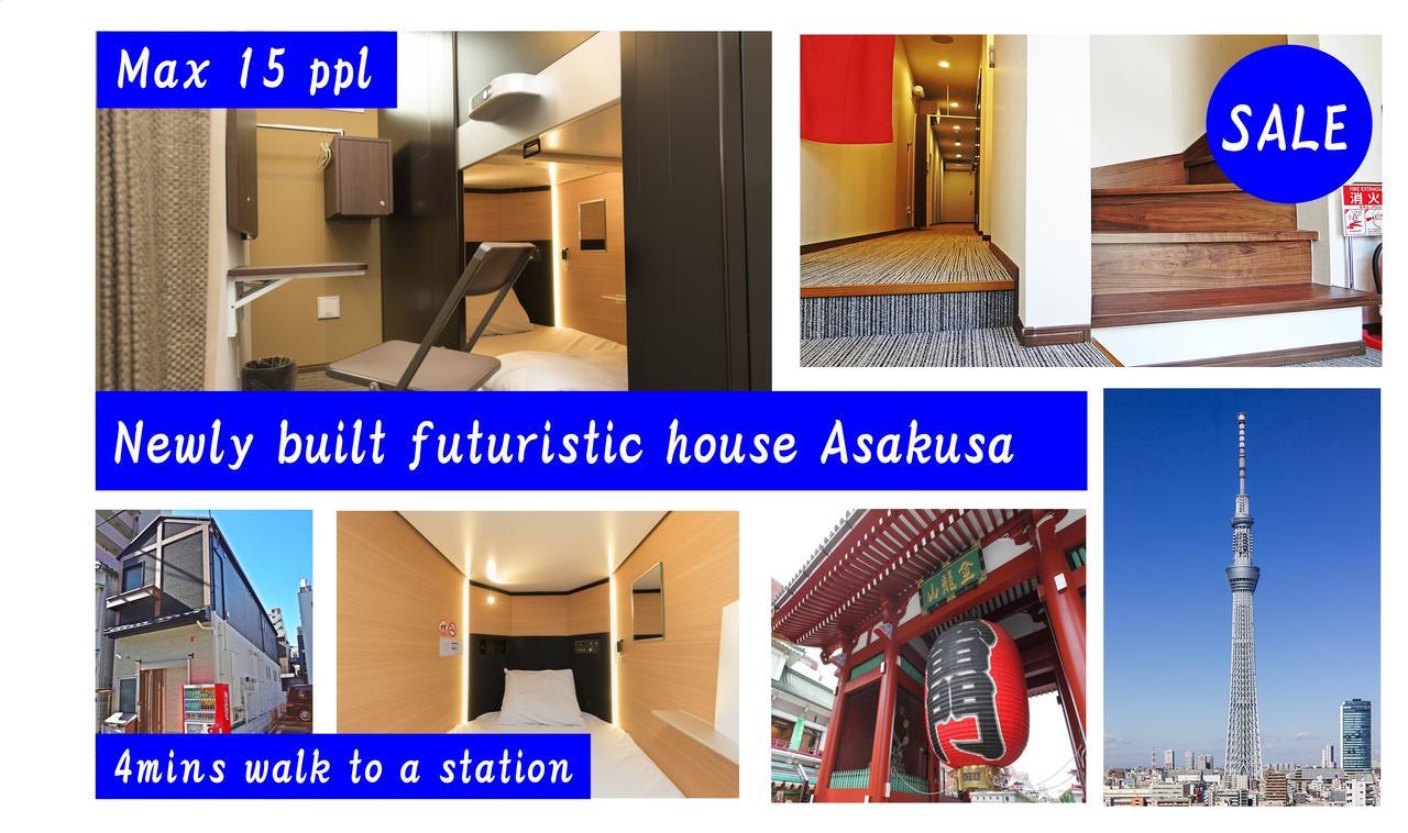 Rumah Bagus Asakusa Tokyo prefektur Exteriör bild